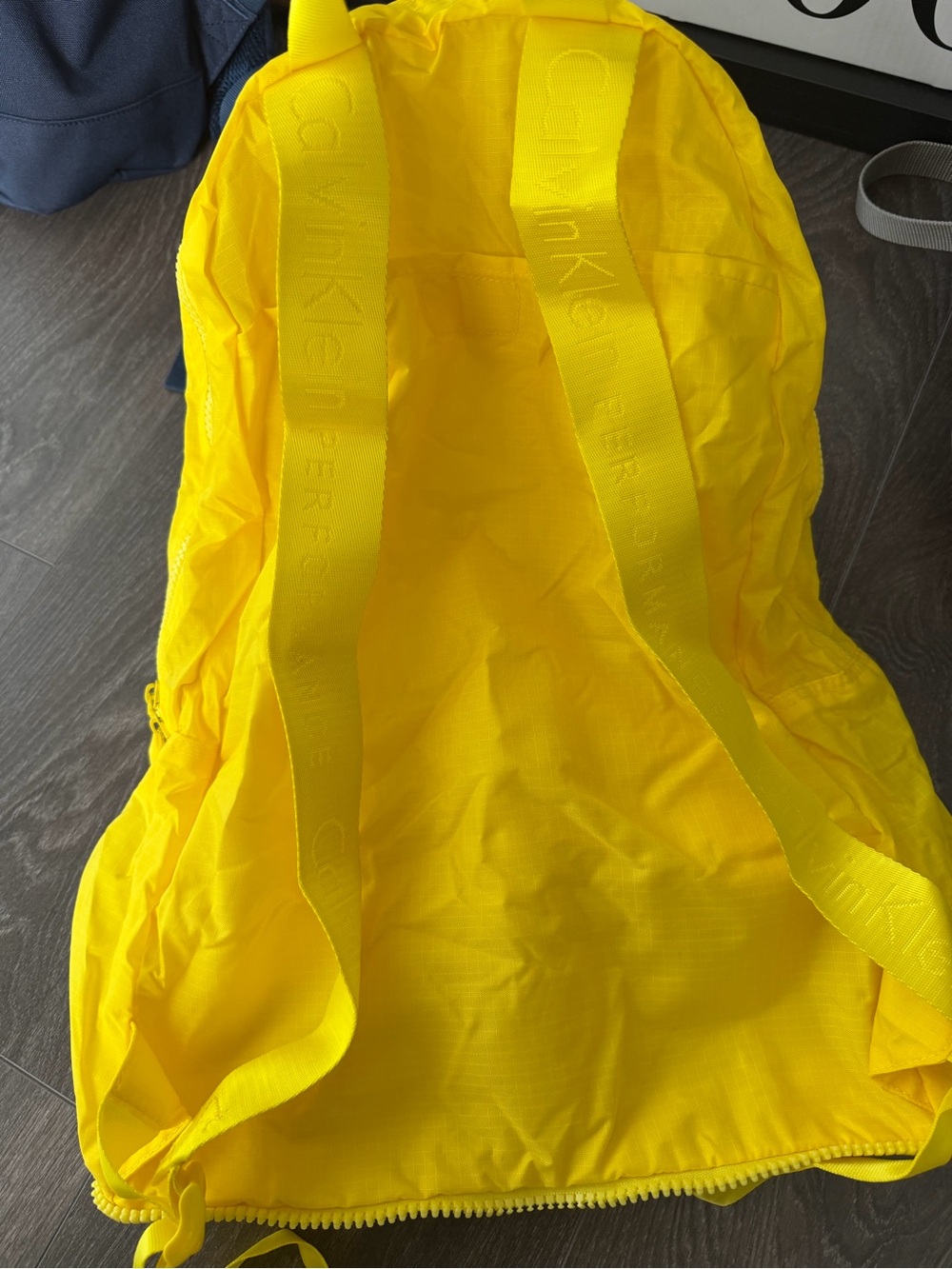 Calvin Klein Yellow Performance Backpack - Picture 4 of 6